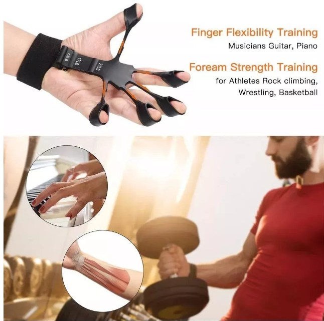 BANDAS ELÁSTICAS PARA EJERCITAR DEDOS 💪-STK-47