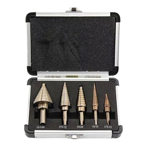 Set Brocas Escalonadas HSS Cobalto 5PCS 🔩-STK-1047