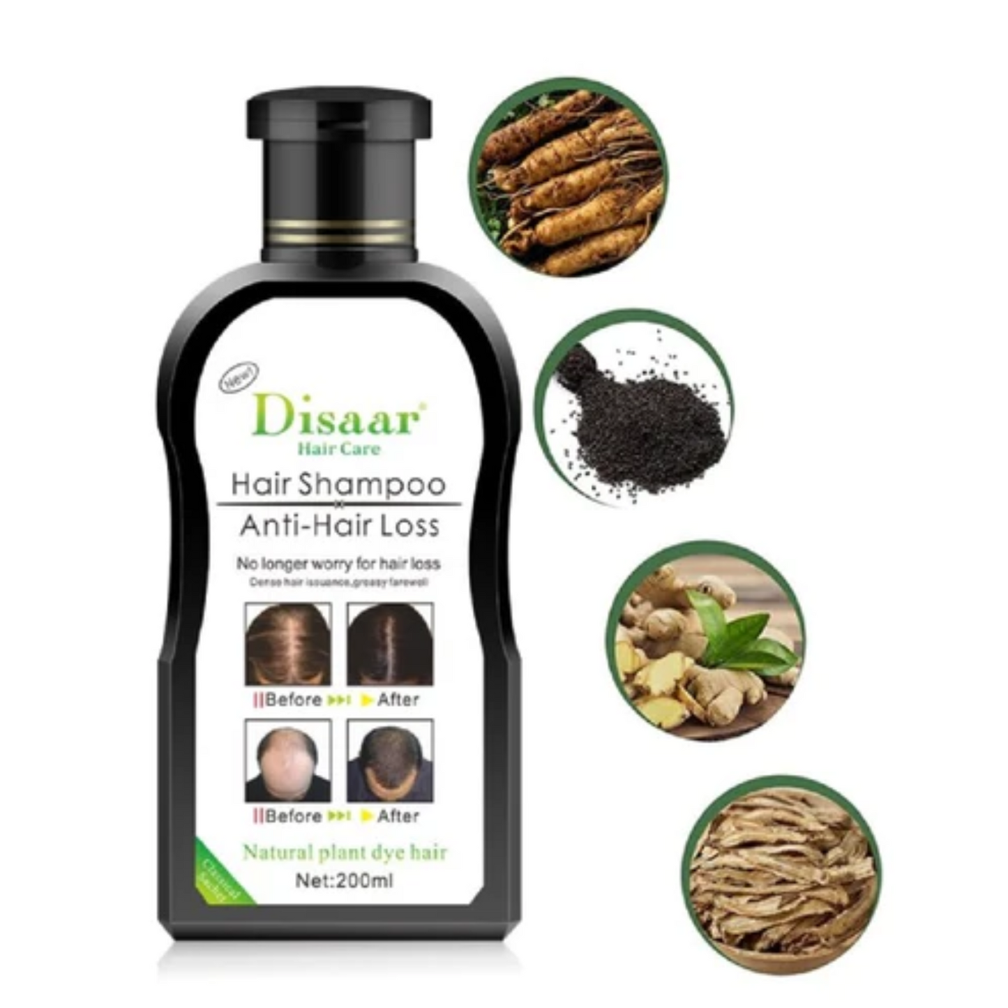 Shampoo Anticaída Hair Care Disaar 200ml 🌿-STK-542