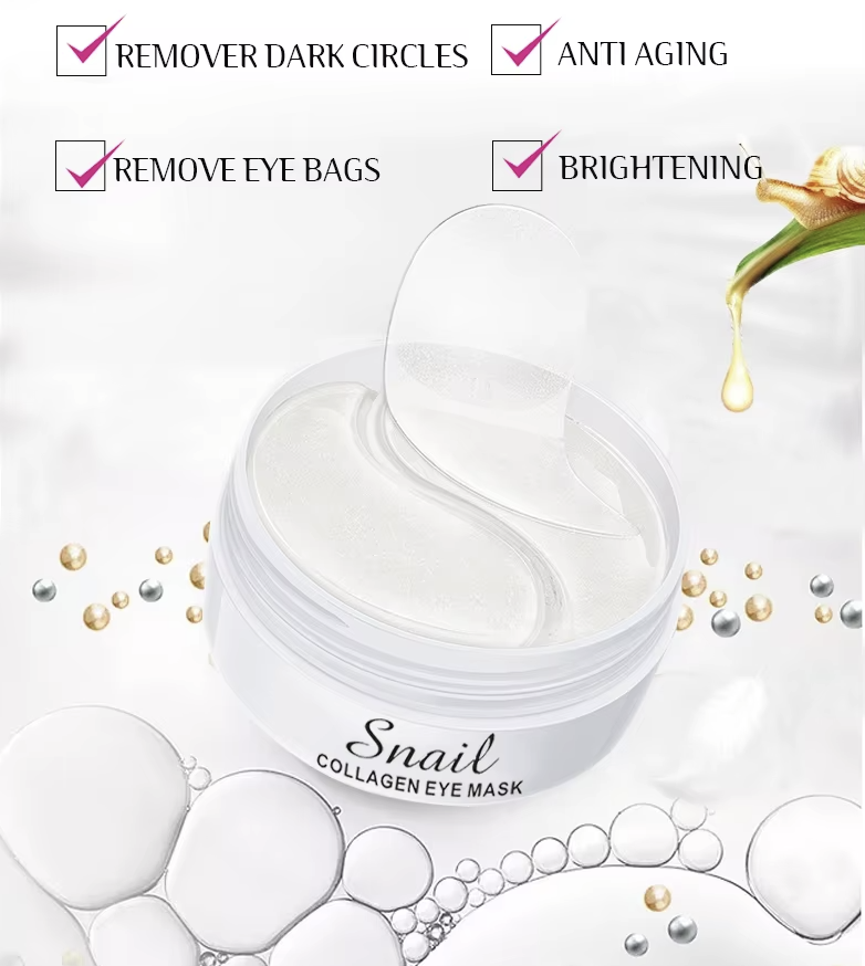 60 Parches hidrogel ojera de caracol - SKT20✨