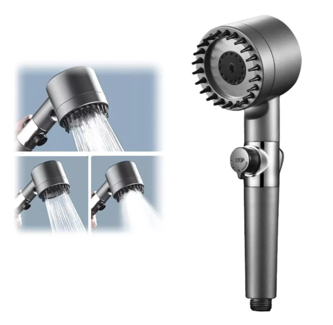 Cabezal Ducha Alta Presión 4 en 1 🚿-STK-64
