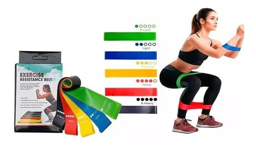 Pack 5 Bandas Elásticas Resistencia 💪🔥-STK-848