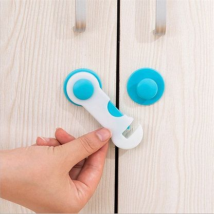 Cerradura Segura Bebé Celeste 🔒-STK-893