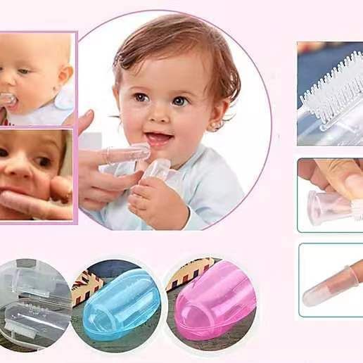 Cepillo Dedal Bebé con Estuche 🌟-STK-917