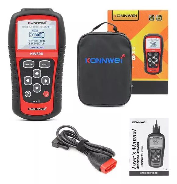 Escáner Knnwei KW808 OBD2 🔧🚗-STK-1084