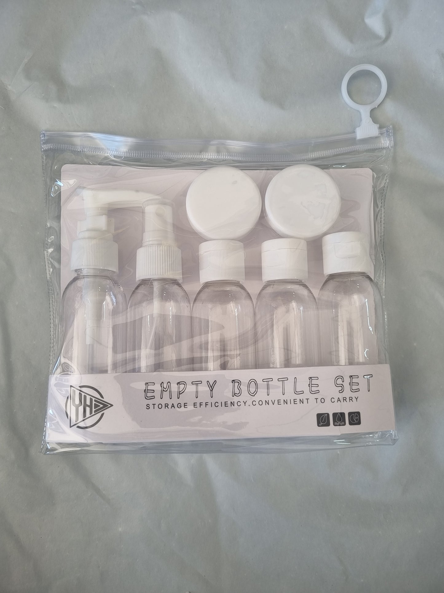 Set 7 Botellas Maquillaje PVC✨ -STK-1211