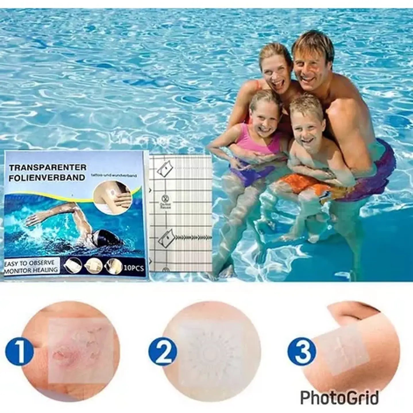 Parche Impermeable Transparente 🌊🩹-STK-421