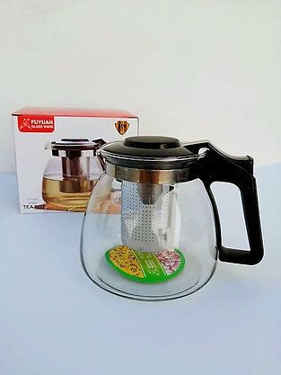 Tetera Vidrio 900 Ml con Filtro Metálico 🍵✨-STK-822