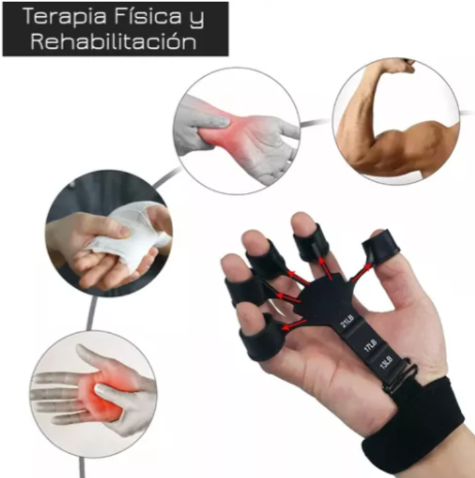 BANDAS ELÁSTICAS PARA EJERCITAR DEDOS 💪-STK-47