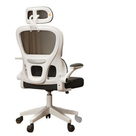 Silla ergonómica blanca - respaldo