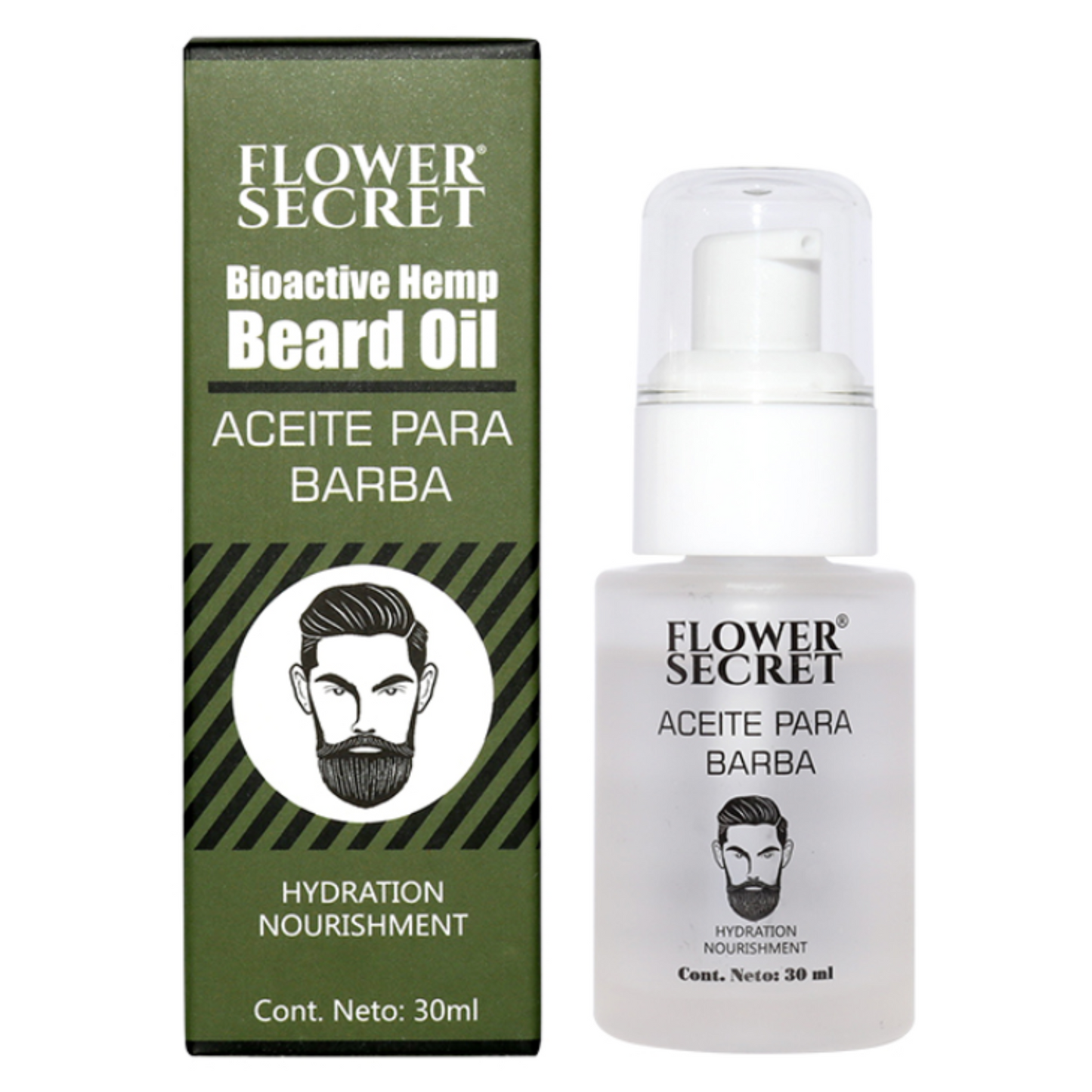 Aceite Loción para Barba 30ml 🌿💧-STK-349