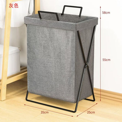 Cesto Plegable para Ropa Sucia Gris 📦-STK-1146
