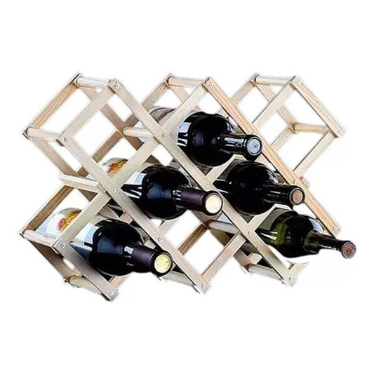 Estante Plegable para Vinos🌿-STK-1191
