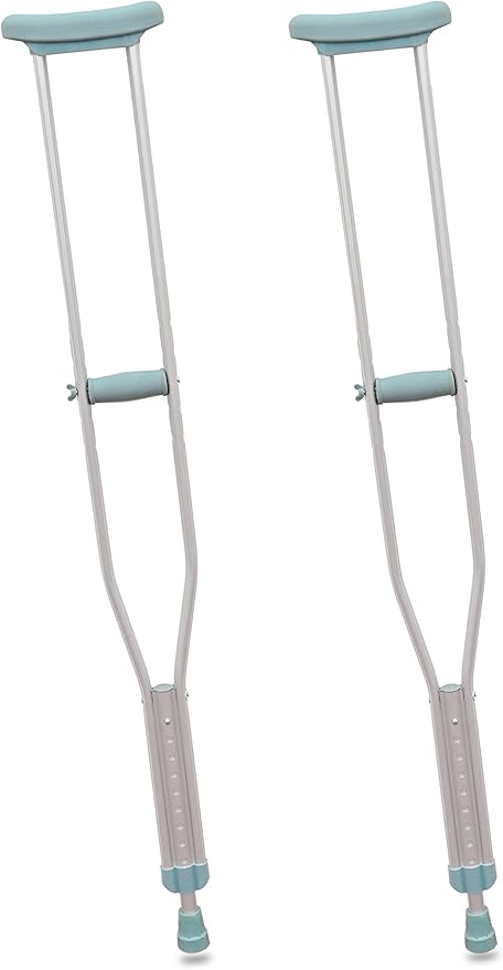 Muletas Axilares Regulables en Aluminio 🦽-STK-641