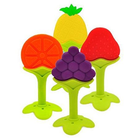 Mordedor Frutal de Silicona 🍏-STK-862