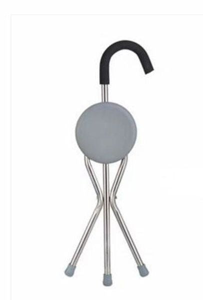 Bastón con Asiento Gris 🚶‍♂️🪑-STK-54