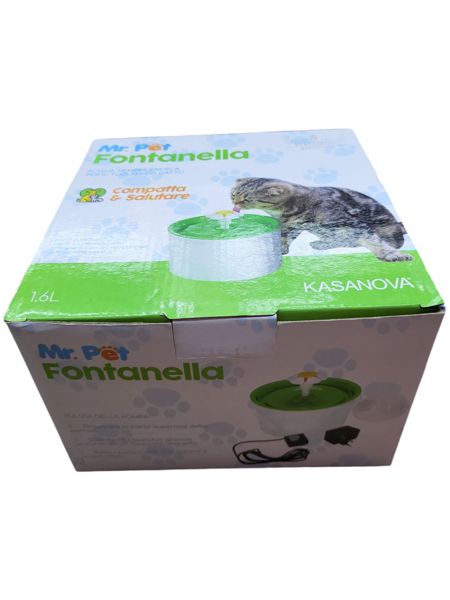 Fuente Bebedero Mascotas 1.6L🐾 -STK-753