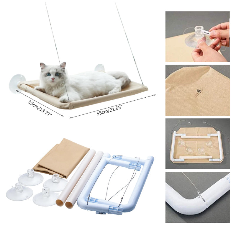 Cama Hamaca Colgante para Gatos 🐾🪟-STK-77