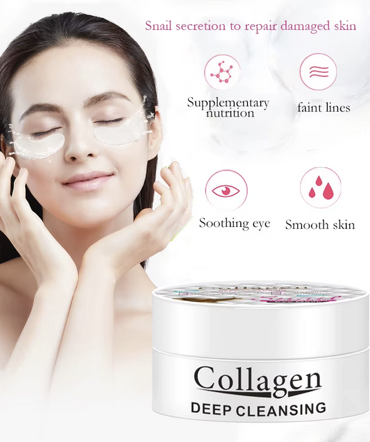 60 Parches hidrogel ojera de caracol - SKT20✨