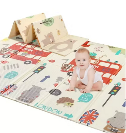 Alfombra Antigolpes Plegable para Bebés 1.20 x 1.80 🏙️-STK-35