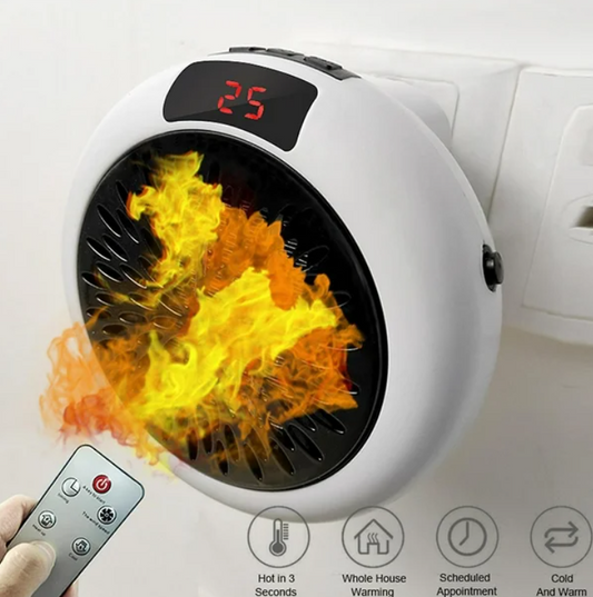 Calefactor Eléctrico 1000W con Control 🔥-STK-68