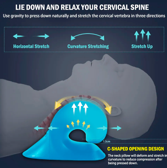 Almohada Cervical Masajeador 🛌💆-STK-37