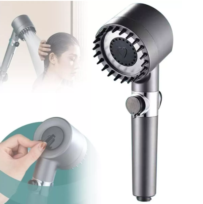Cabezal Ducha Alta Presión 4 en 1 🚿-STK-64