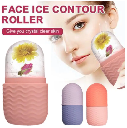 🎀 Rodillo Facial de Hielo en Silicona -STK-310