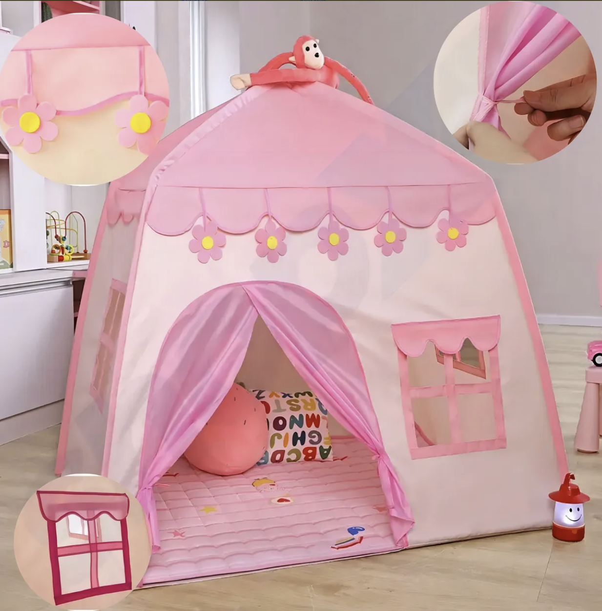 Portátil Carpa Juegos Castillo Casita Para Niños SKT-1589✨
