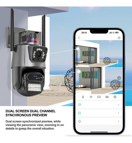 Cámara Binocular WiFi 360° 📦-STK-993