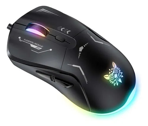 Ratón Negro con Cable Premium🖱️ -STK-1473