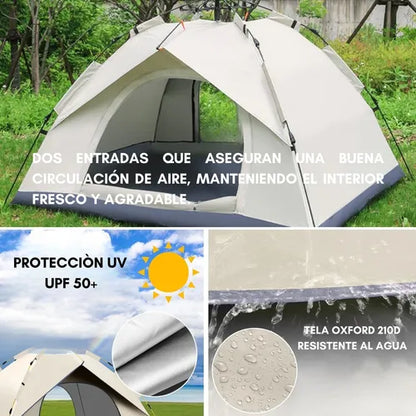 Carpa 4 Personas Automática 🏕️-STK-934