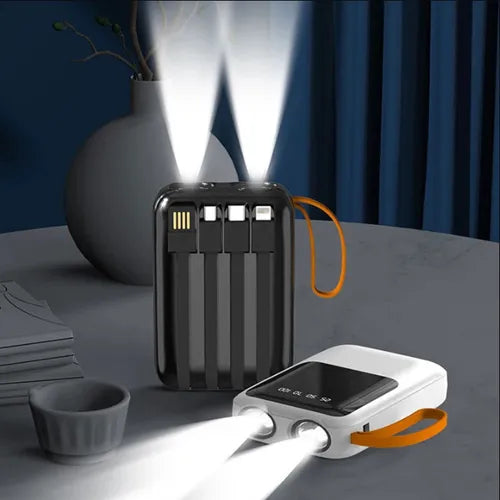 PowerLite: Linterna + PowerBank con Lanyard🔦-STK-1492