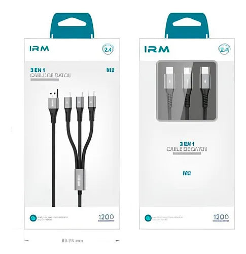 Cable Triple M2: Carga Rápida 3 en 1🔌 -STK-1501