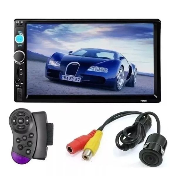 Radio Auto 2 Din con MirrorLink y Cámara 📻🚗-STK-1081