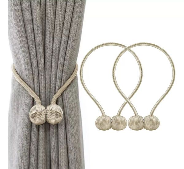 Pack 2 Soportes para Cortinas bolas 🏡🔩-STK-1133
