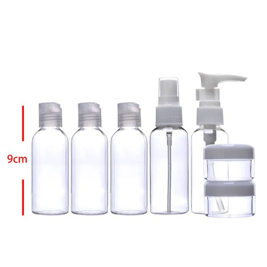 Set 7 Botellas Maquillaje PVC✨ -STK-1211