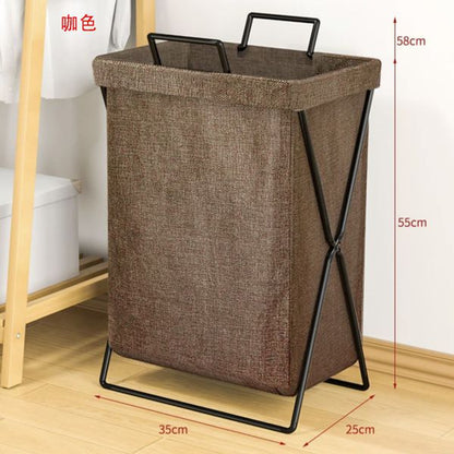 Cesto Plegable para Ropa Sucia Gris 📦-STK-1146