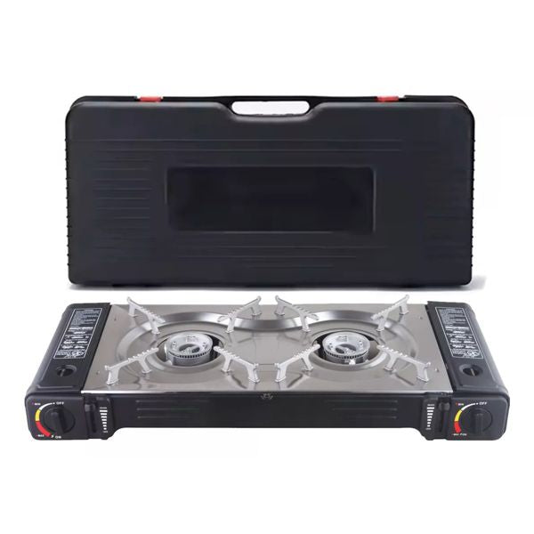 Hornilla Doble Portátil 🏕️🔥-STK-947