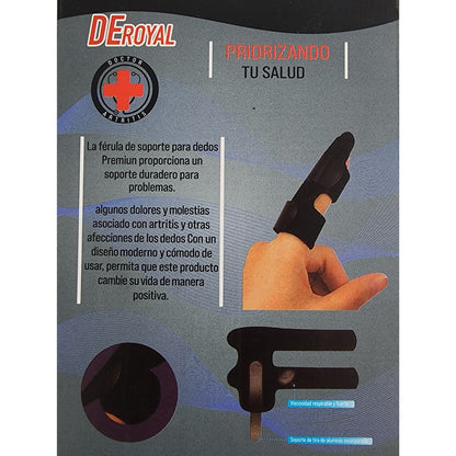 Inmovilizador de Dedos con Férula 🩹-STK-668